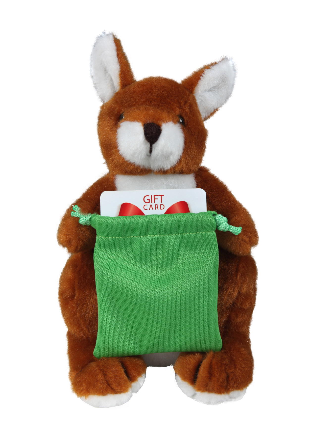 soft plush Kangaroo with gift card sack 5