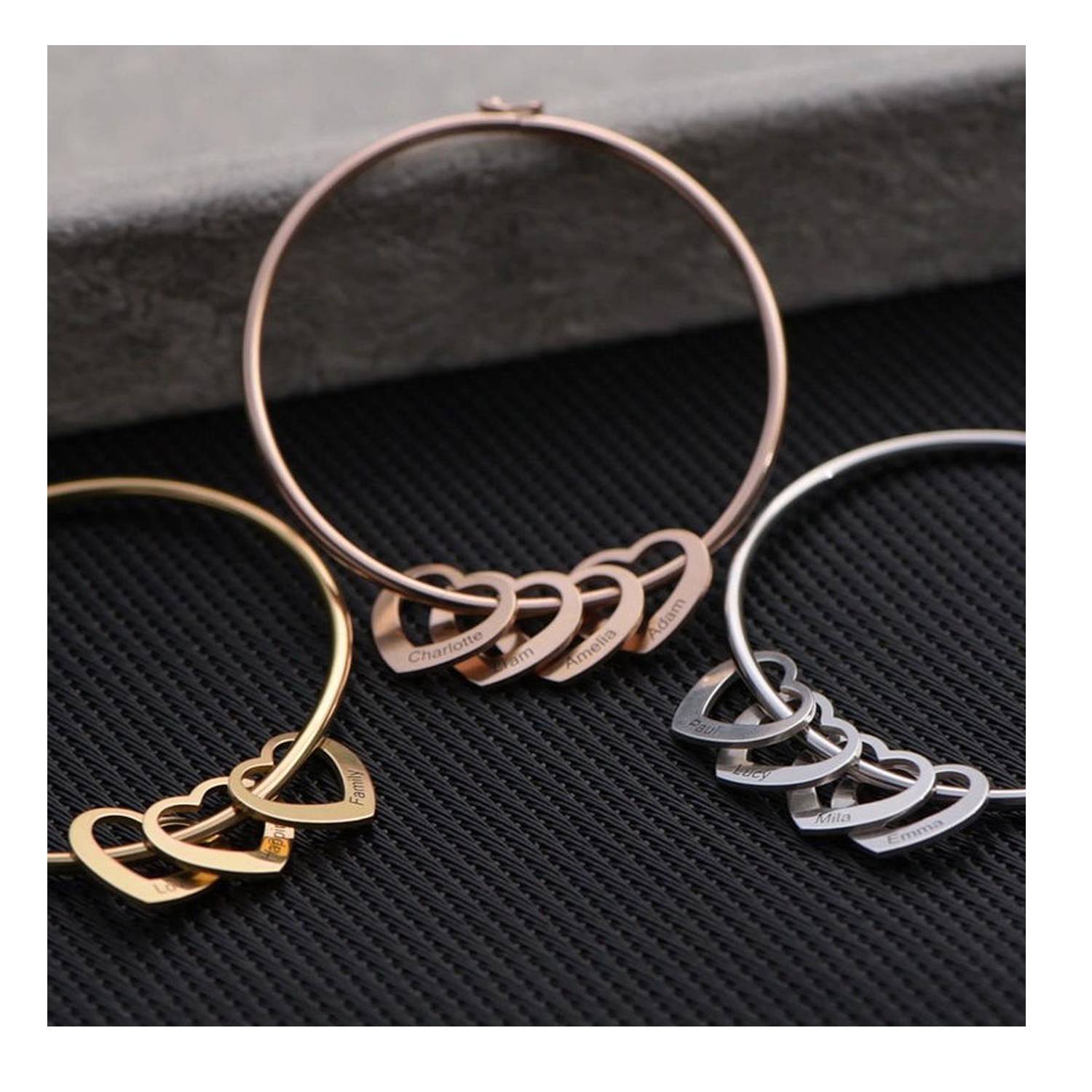 Personalized Bangle Name Bracelet 6