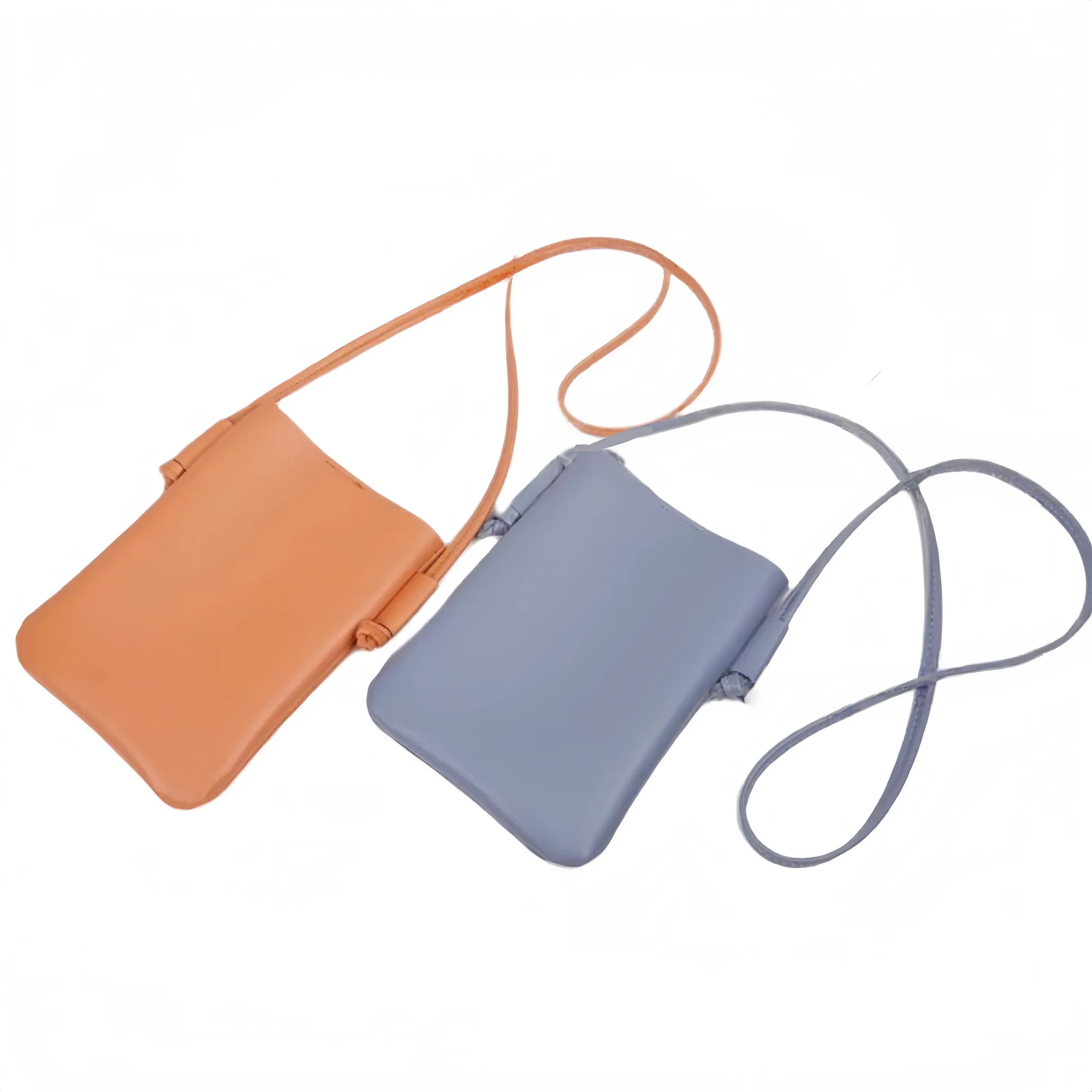 Leather Storage Bag Can Hold Mobile Phone Lanyard Small Bag 3