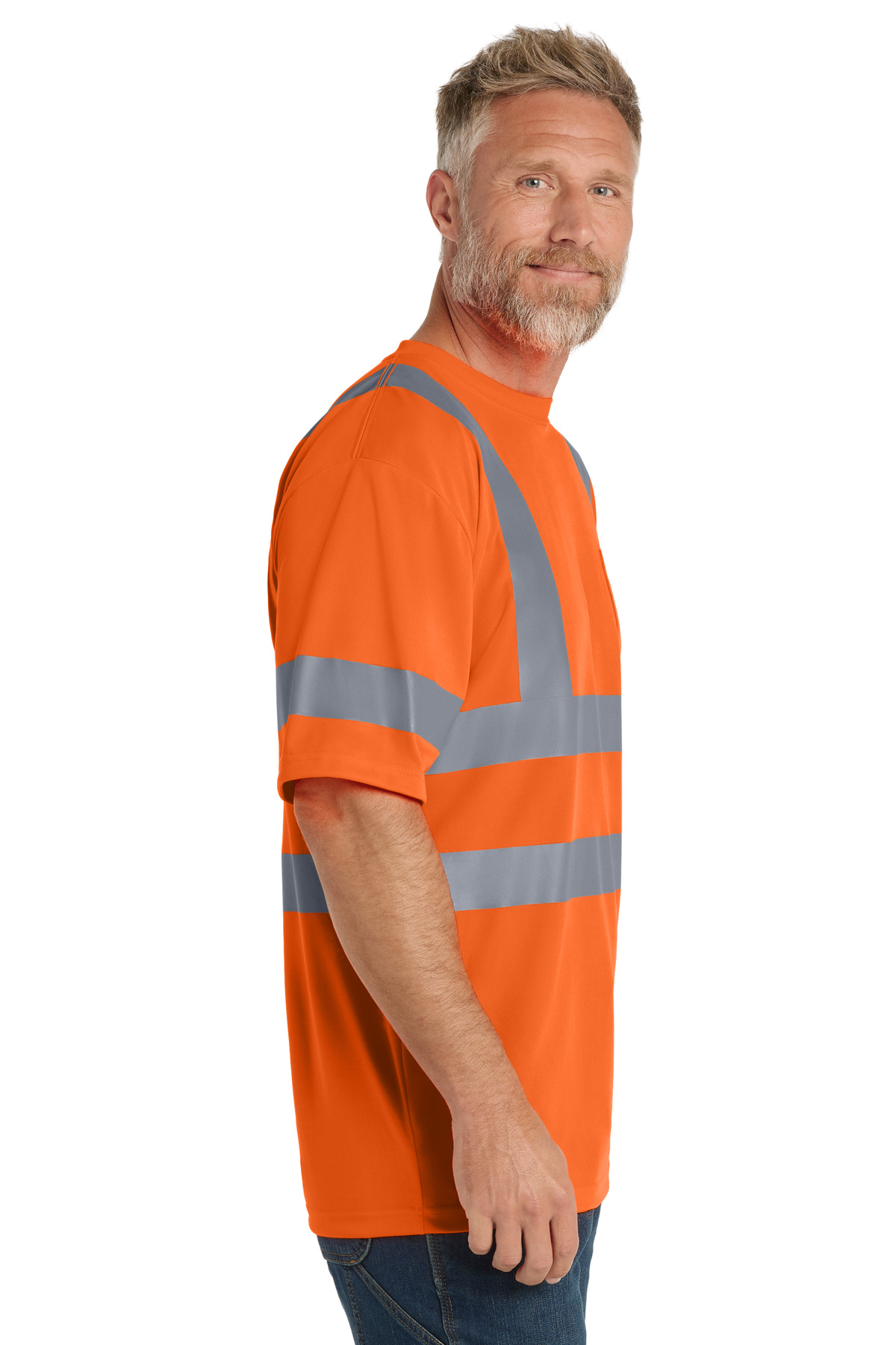 CornerStone - ANSI 107 Class 3 Short Sleeve Snag-Resistant Reflective T-Shirt. CS408 9