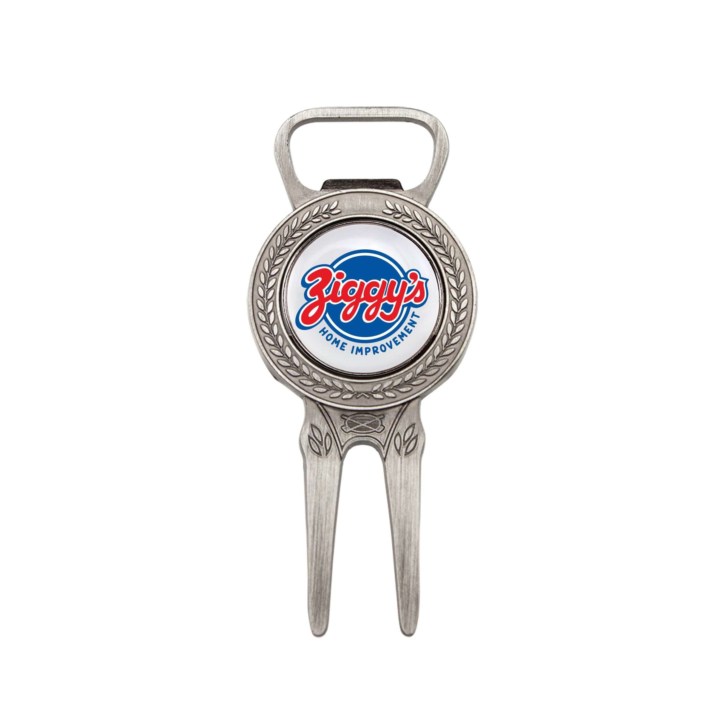 Golf Divot Tool w/ Bottle Opener & Ball Marker 10