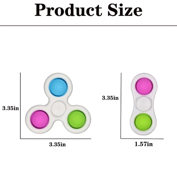Silicone Push Bubble Fidget Spinner 5