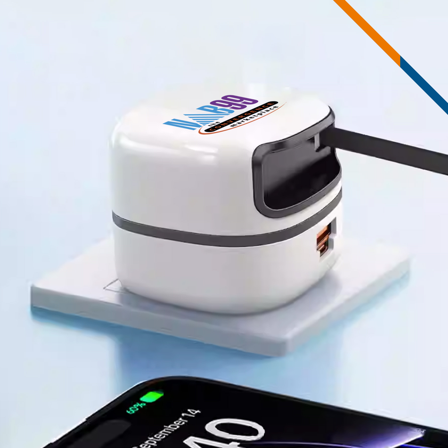 WallJet 65W Fast Charging Retractable Wall Charger 3