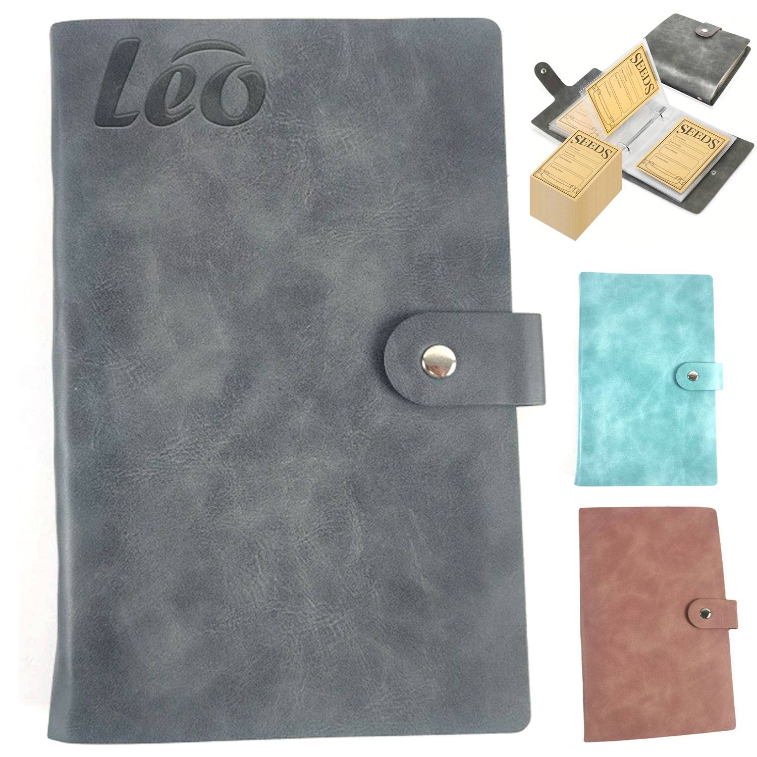 Simplified imitation cowhide large capacity 5IN photo album
