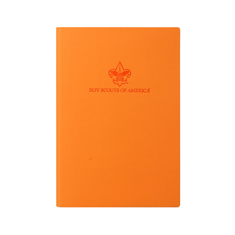 NewAge Italian PU Leather 5 5/8"W x 8 1/4"H 192 Pages Journal Book (Orange Soft Cover) 2