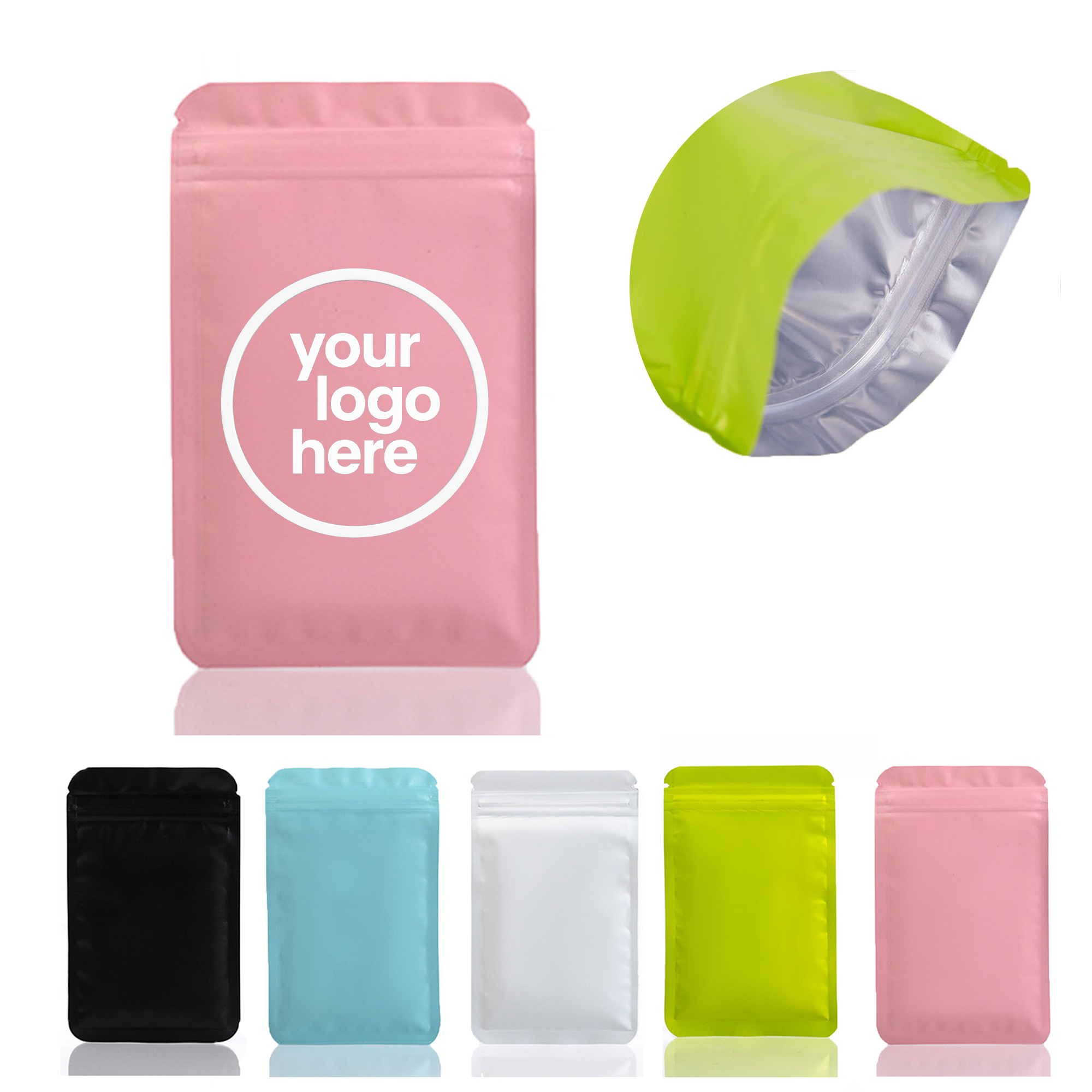 MOQ:1000pcs Resealable Food Storage Bags 1