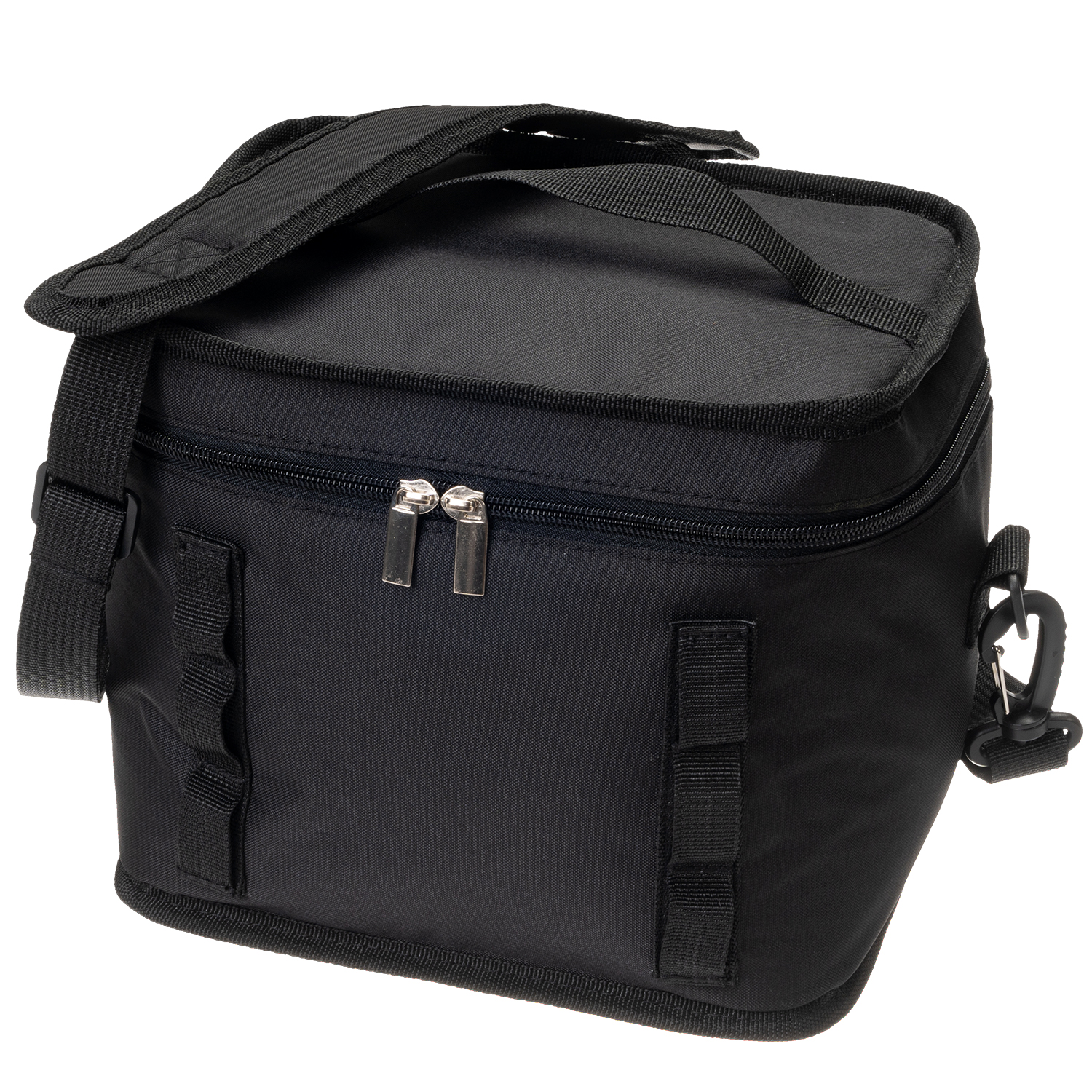 Insulated 6 Can Cooler Bag w/ Top Handle & Strap 4