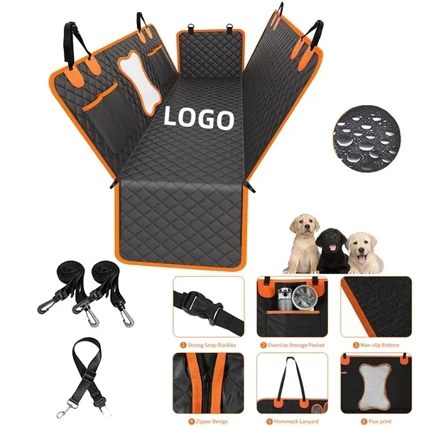 Pet Car Seat Protector with Scratch-Resistant Nonslip Cover 2