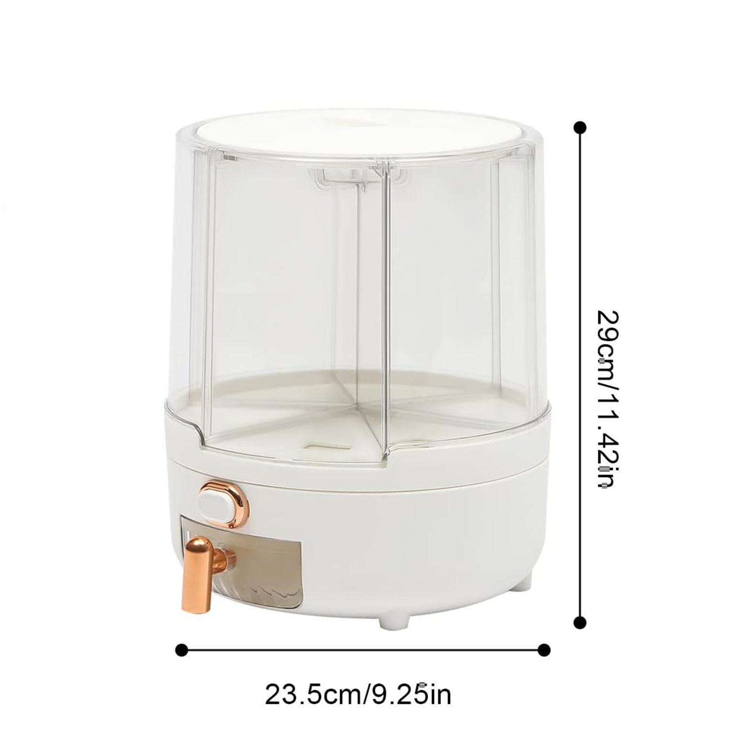 Transparent Storage Bin Container 4