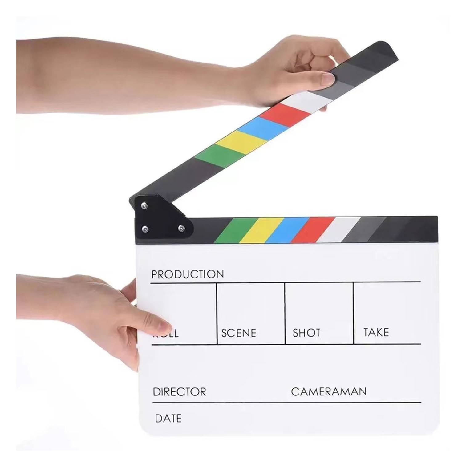 Customizable Cut Action Scene Clapper Board 7