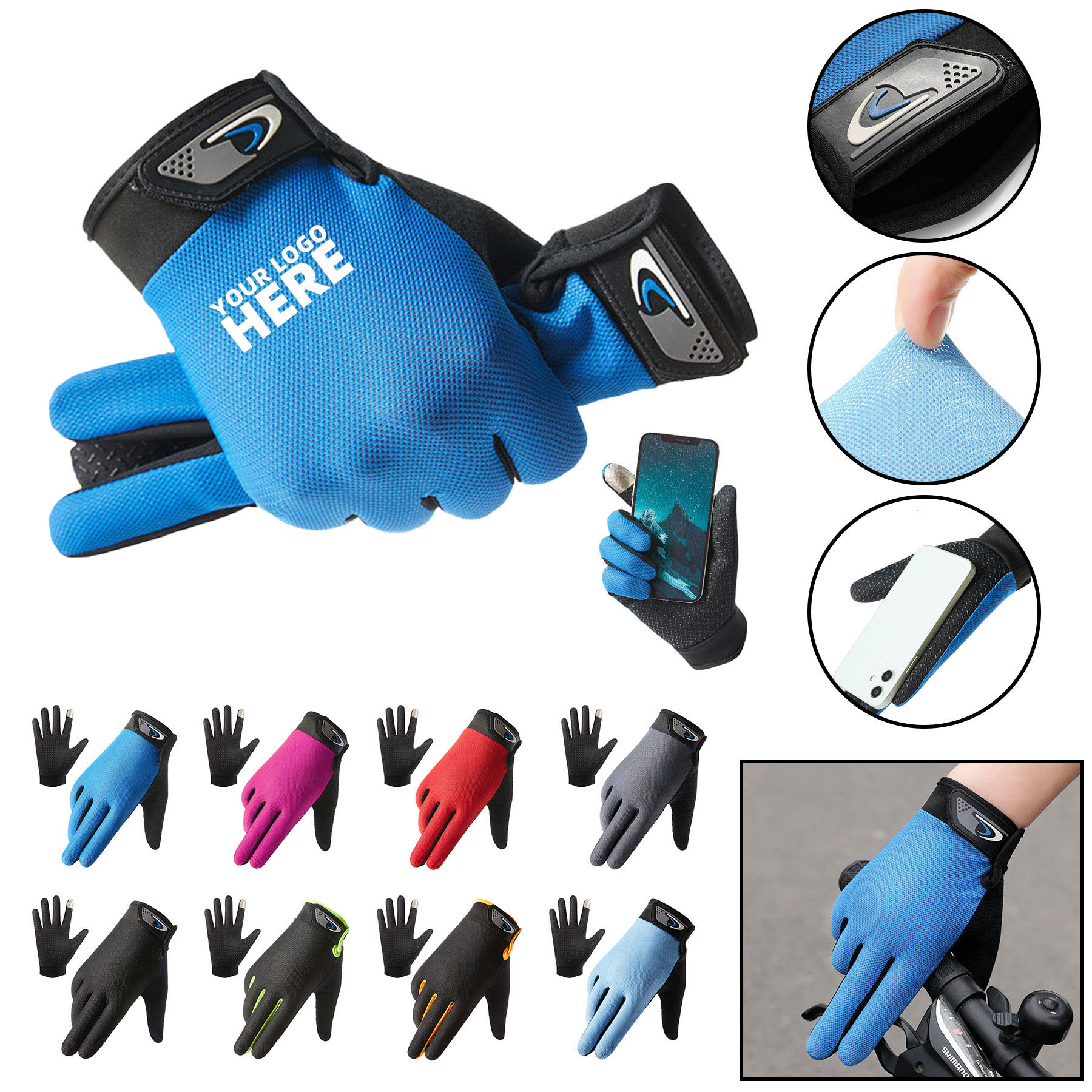 Riding Glove On Road MTB Gloves Touch Screen 2