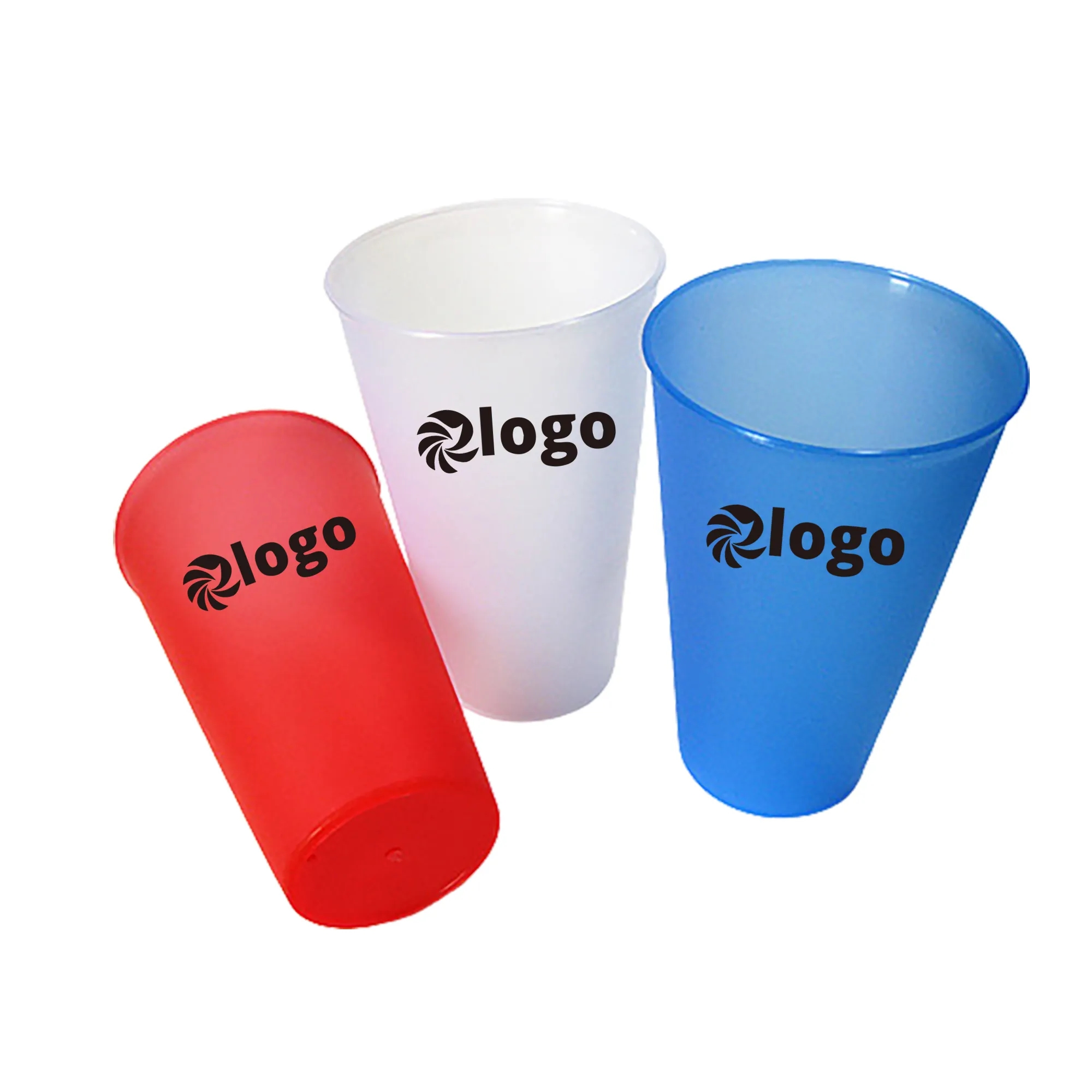 16 oz Frosted Plastic Cups 3