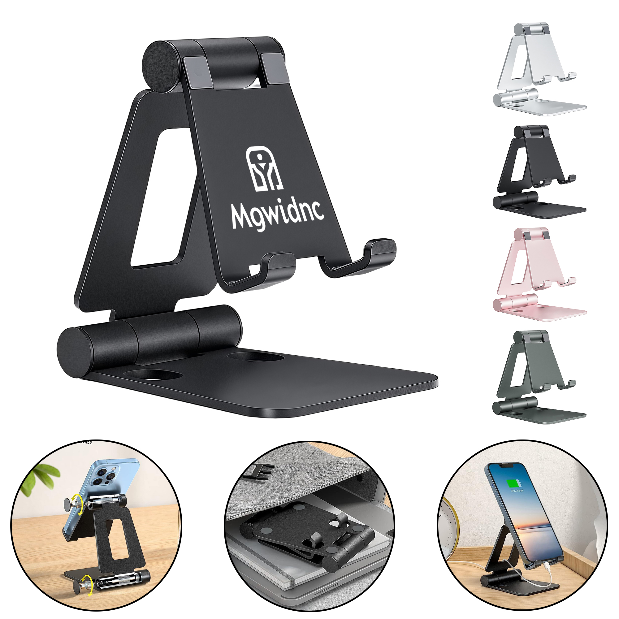 Foldable Aluminum Phone Stand