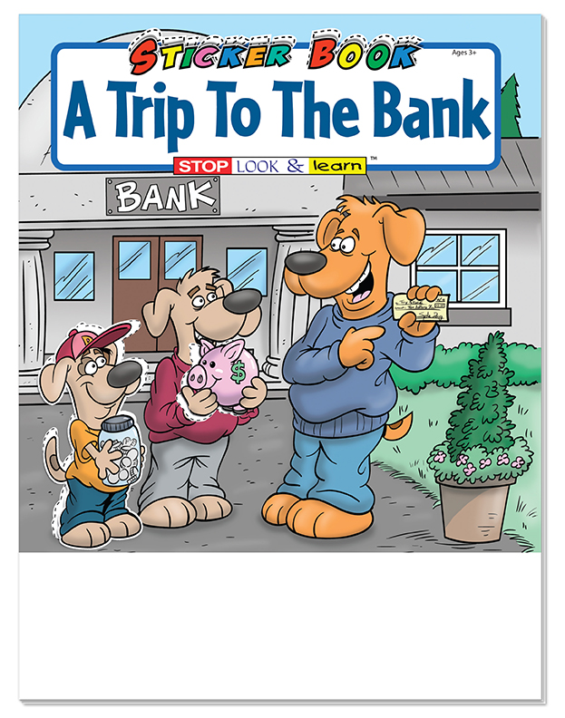 STICKER BOOK SET - A Trip To The Bank Sticker Book Fun Pack 5
