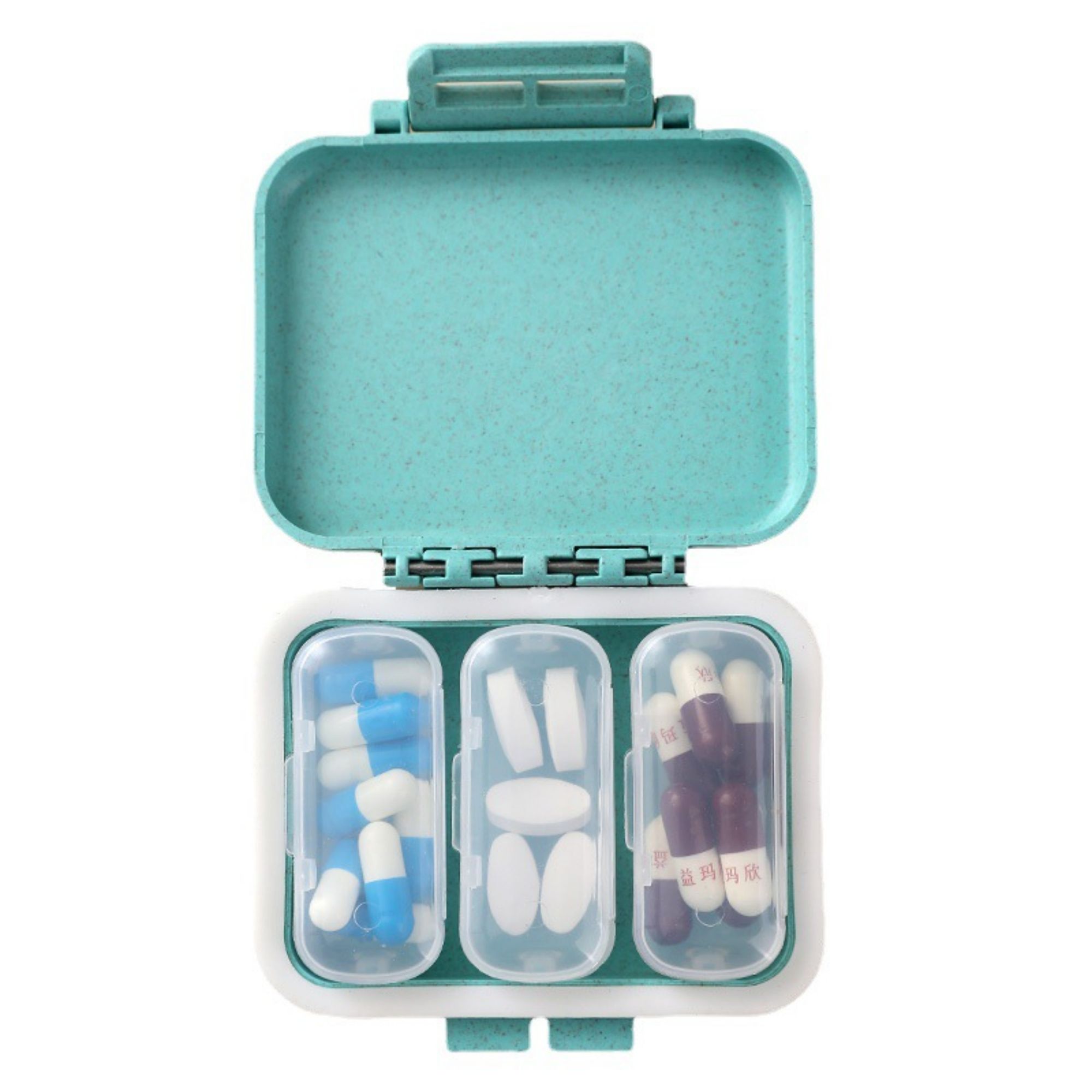 Pill Organizer With 3 Removable Compartments 2