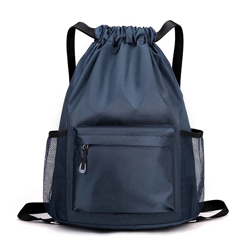 Wet Dry Seperate Drawstring Bag Backpack 12