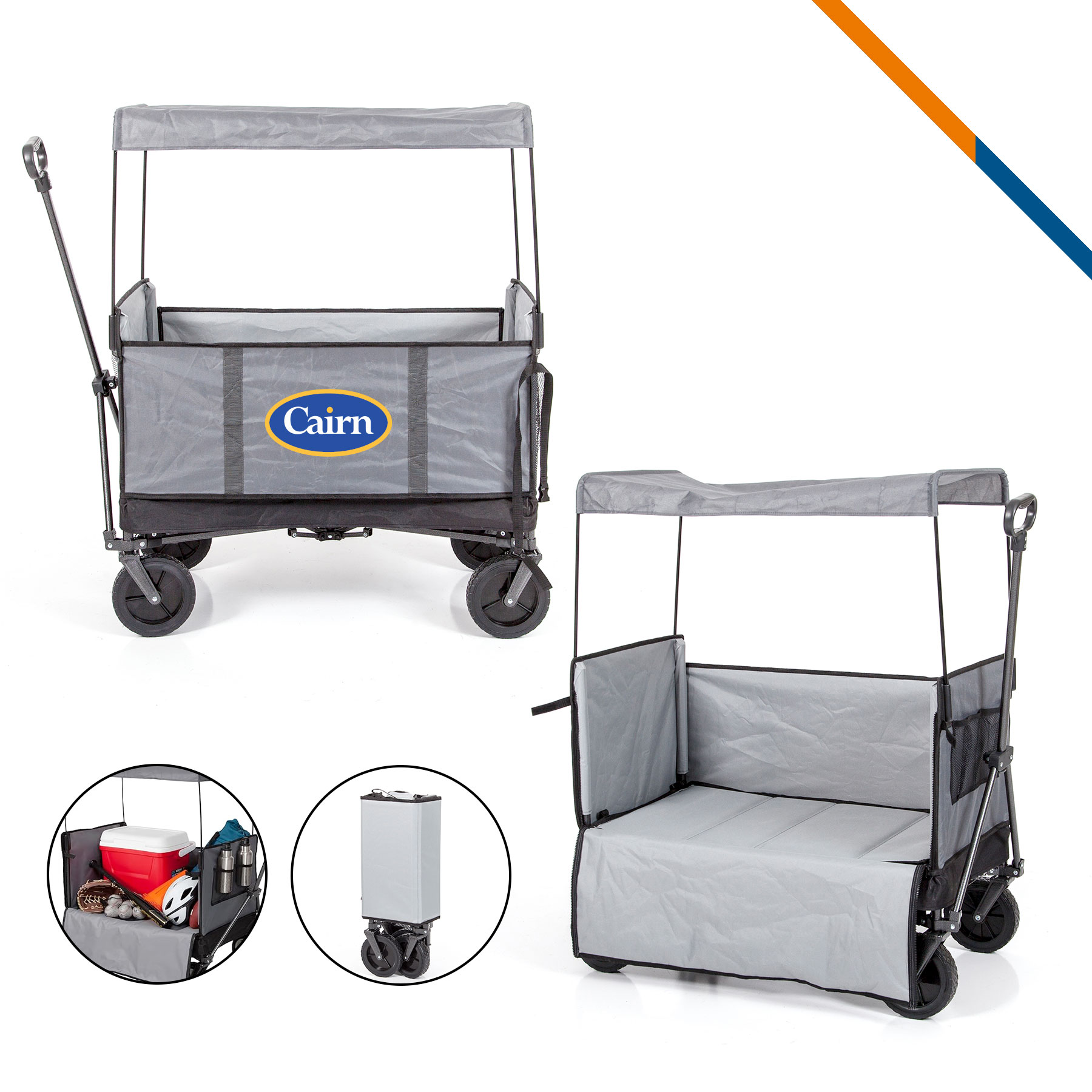 WagShade Collapsible Wagon With Canopy 3