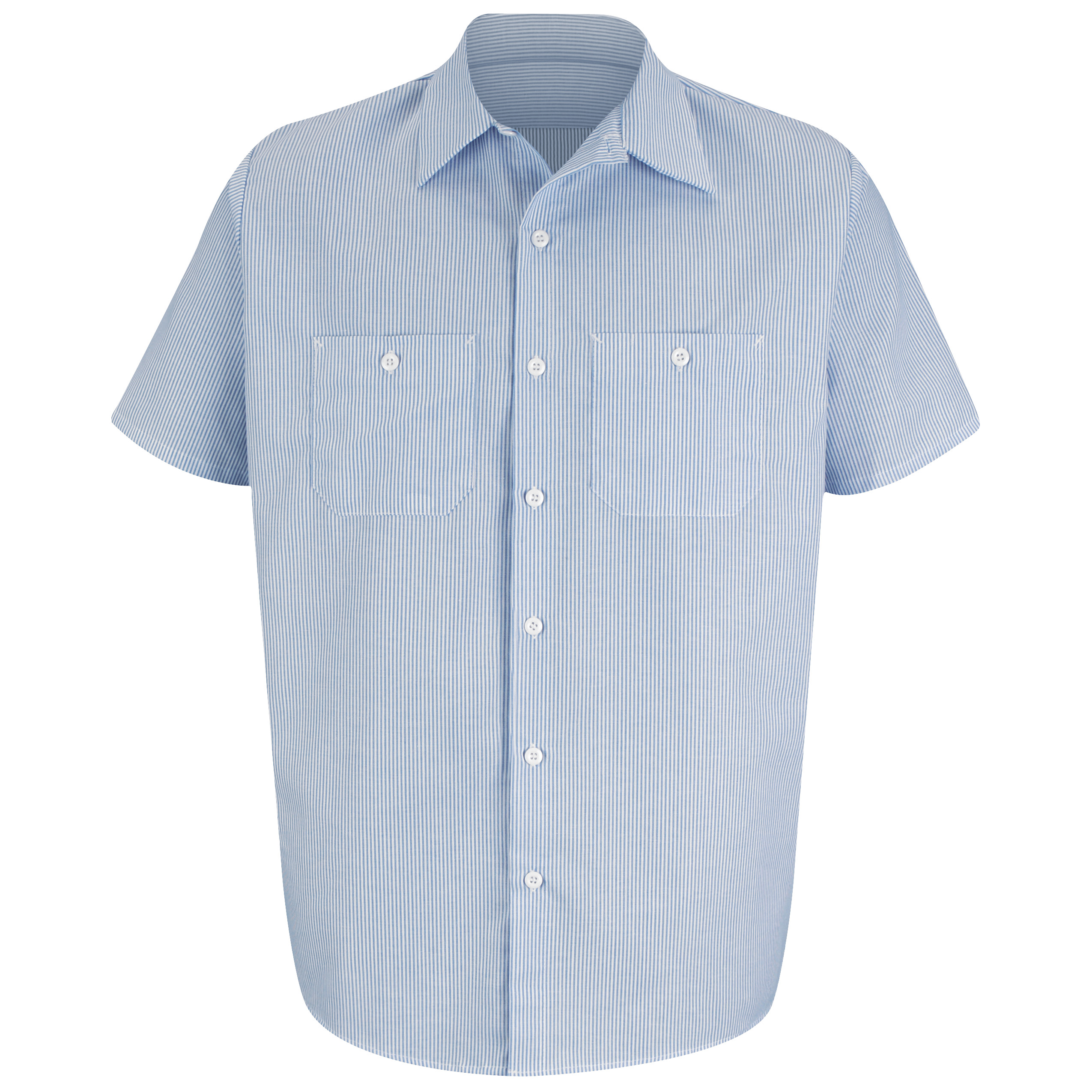 Red Kap® Men's Short Sleeve Industrial Stripe Work Shirt 2