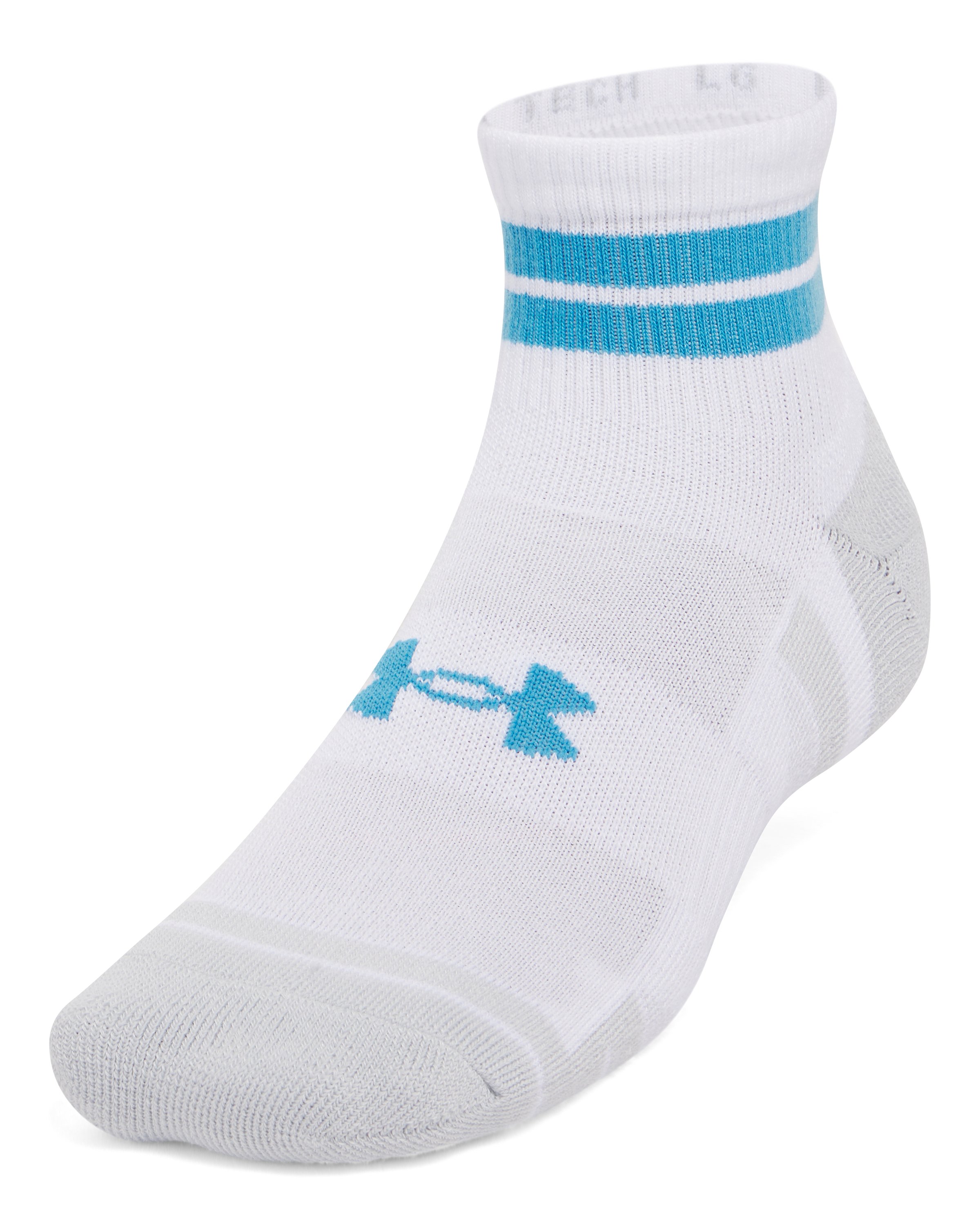UA Performance Tech Unisex 3-Pack Quarter Socks 1