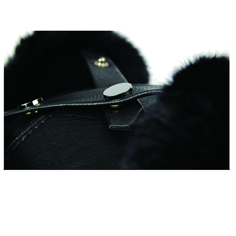 Military Trooper Warm Winter Fur Hat w/Ear Flaps 3
