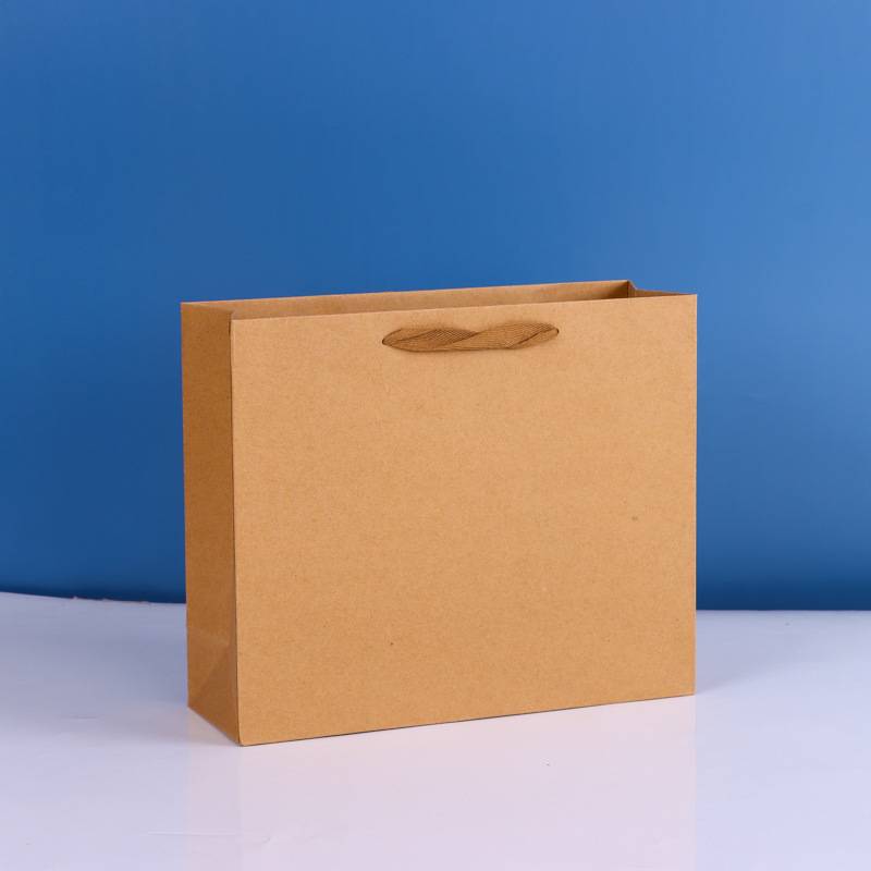 Kraft Paper Shopping Gift Bags With Black Border 2