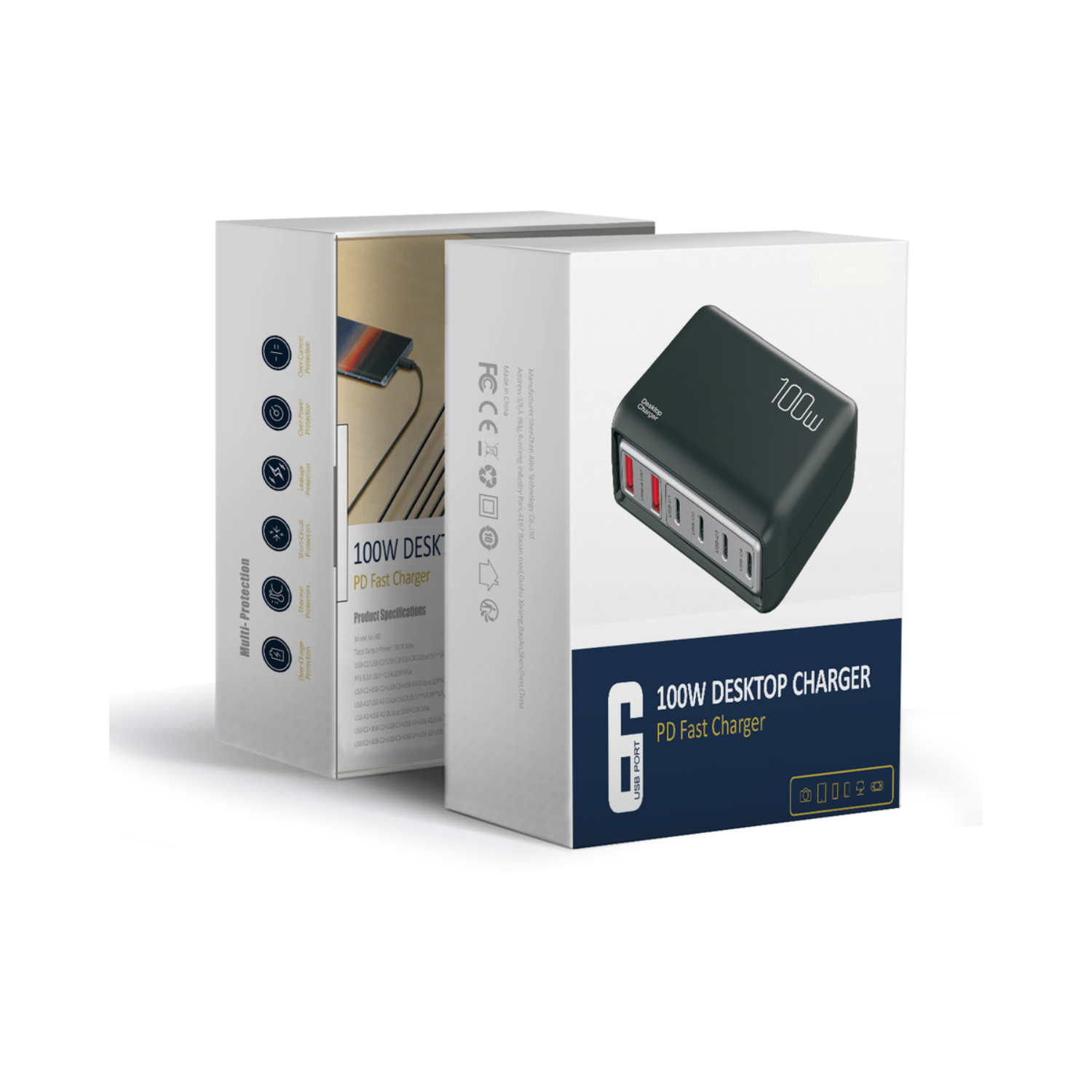 Power Charge 6-Port Desktop Charger - 100 W 7