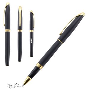 Gold Clip Metallic Retractable Cap Signing Pen 8