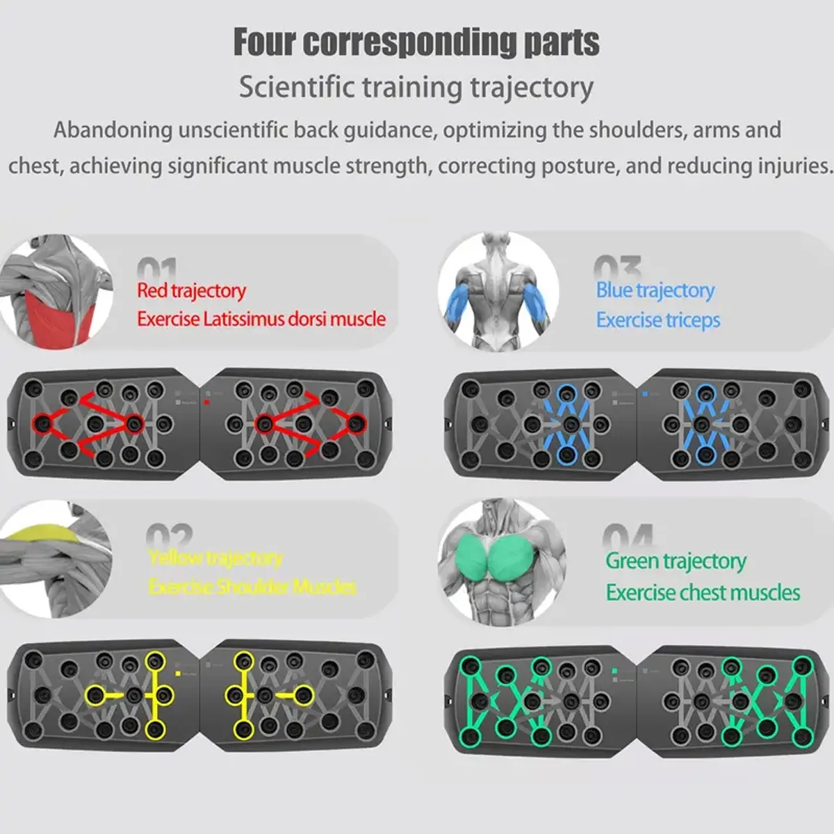 Multifunctional Folding Push-up Board 5