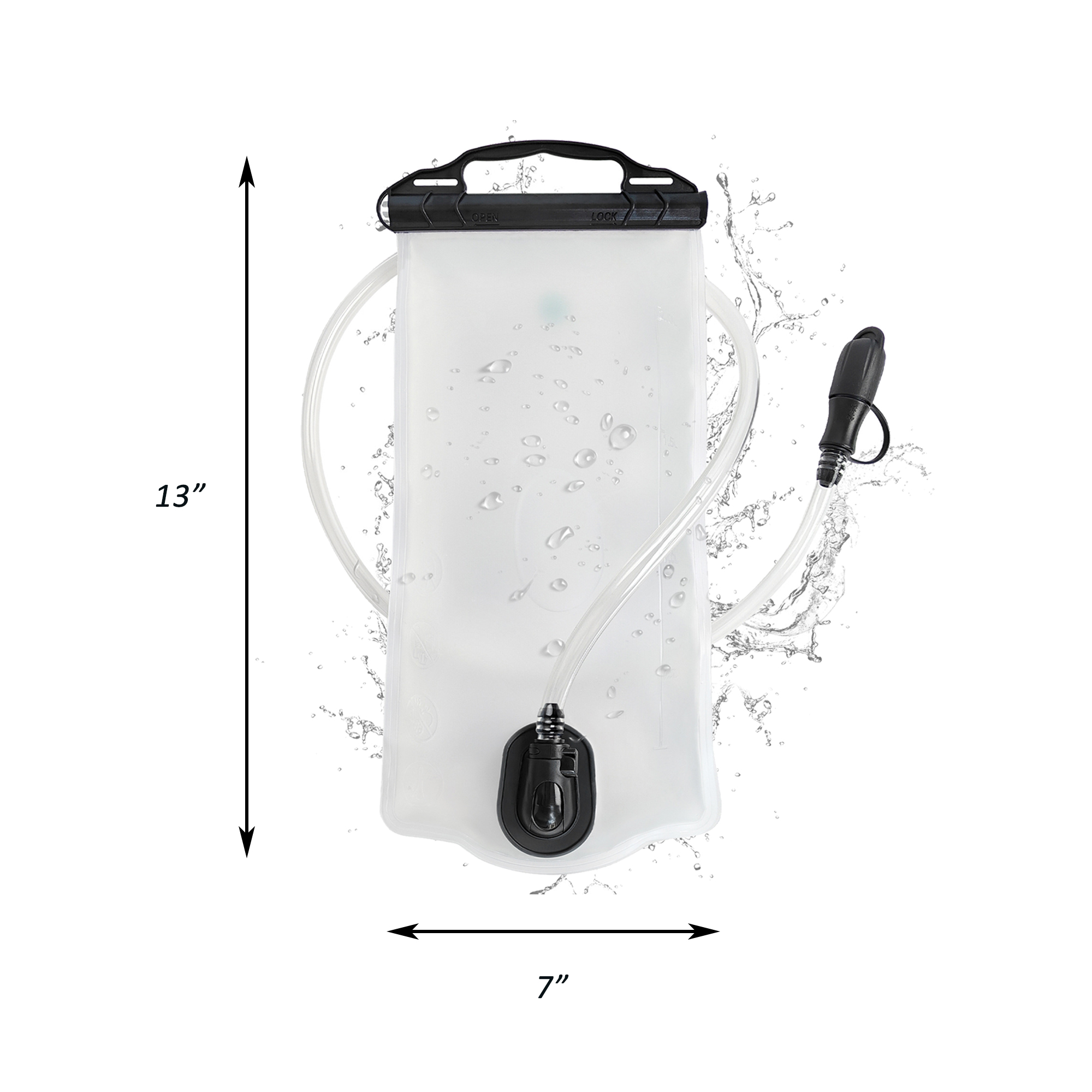 2L Foldable Portable Water Bag 3