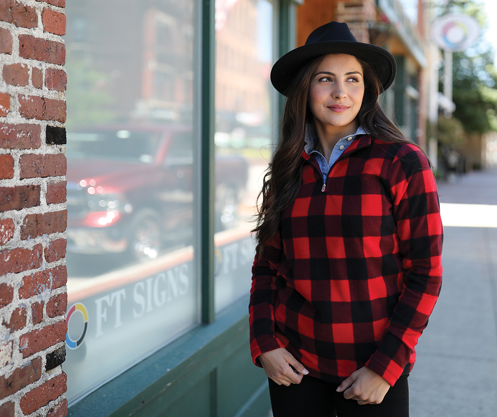 Women's Freeport Microfleece Printed Pullover