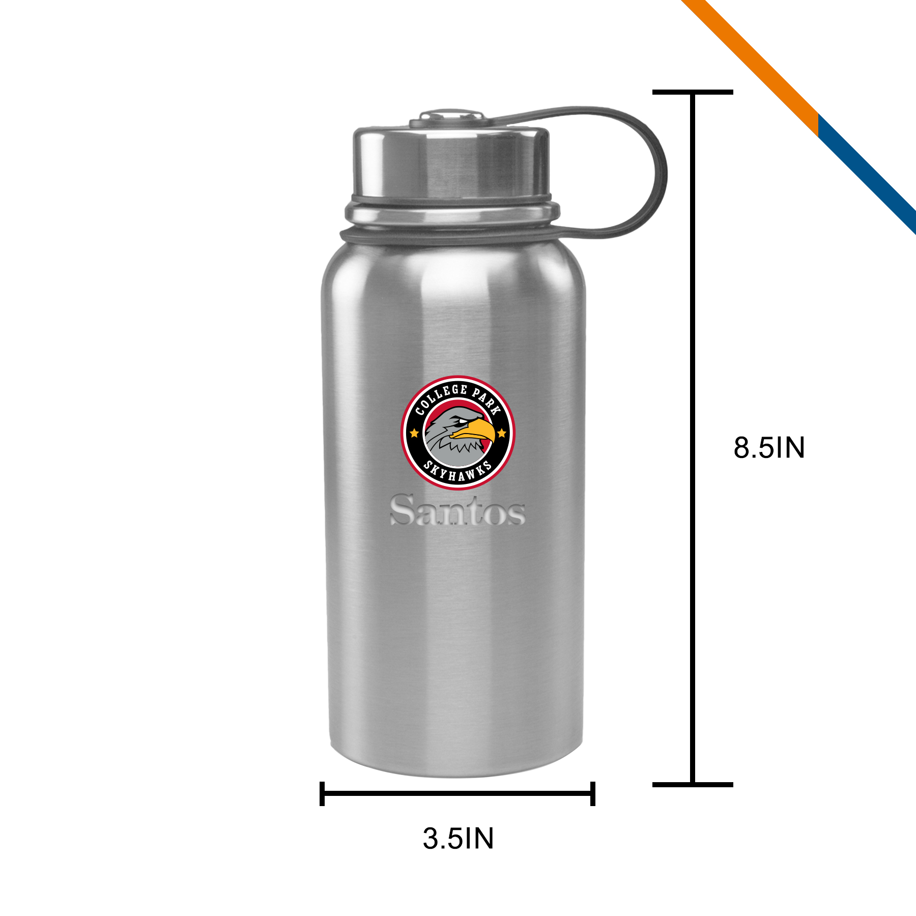 Dari Stainless Steel Water Bottle - 27 OZ. 4