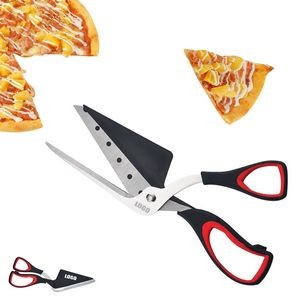 2 In 1 Pizza Scissors Cutter And Spatula With Ergonomic Handle And Detachable Design 10