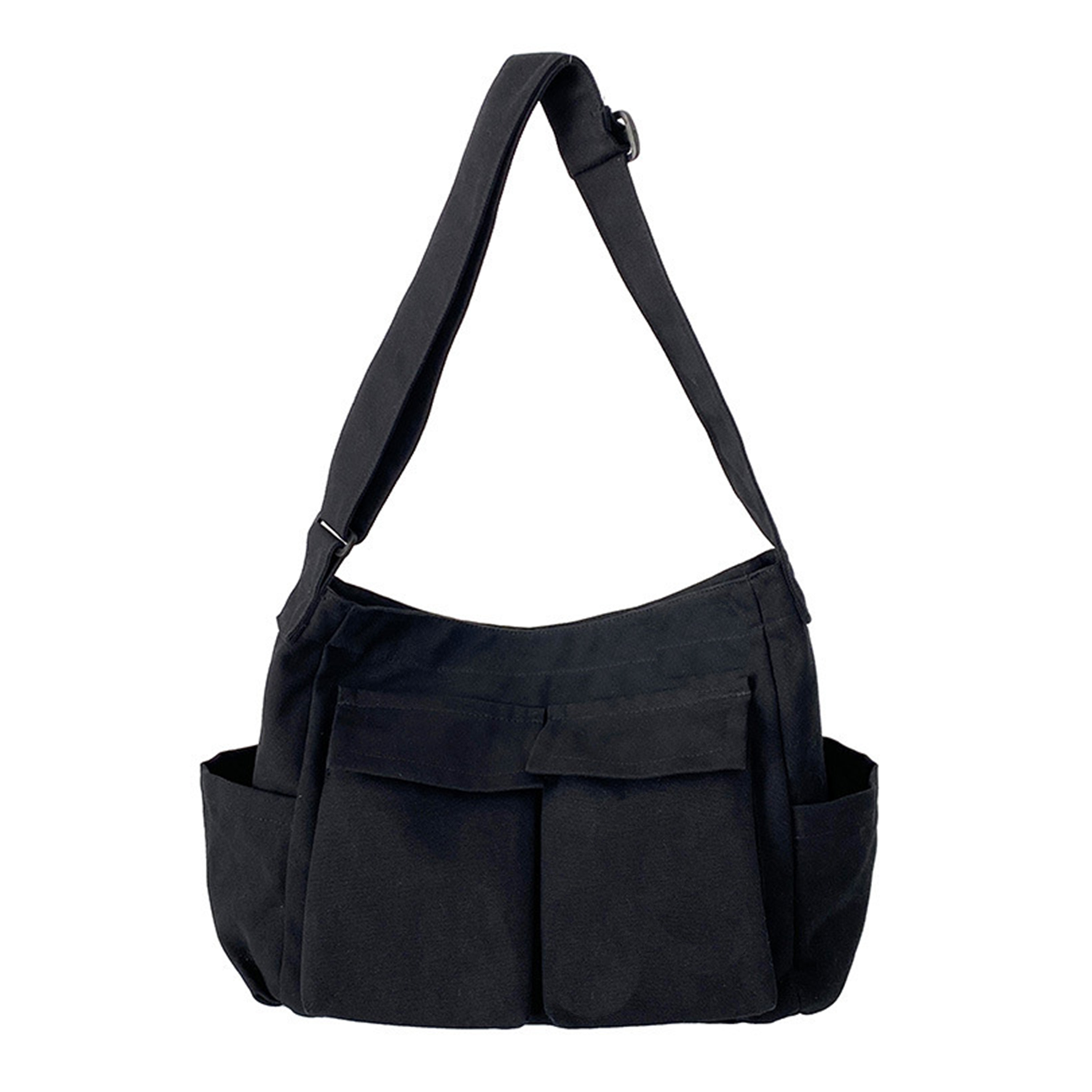 Large Capacity Casual Water Resistant Canvas Crossbody Bag 11