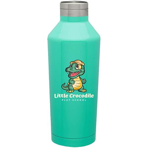 Stainless Steel Vacuum Water Bottle - Double Wall, 17 oz. 7