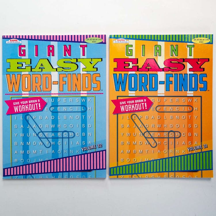 Giant Easy Word-Finds Assorted - 80 Pages Two Titles 2