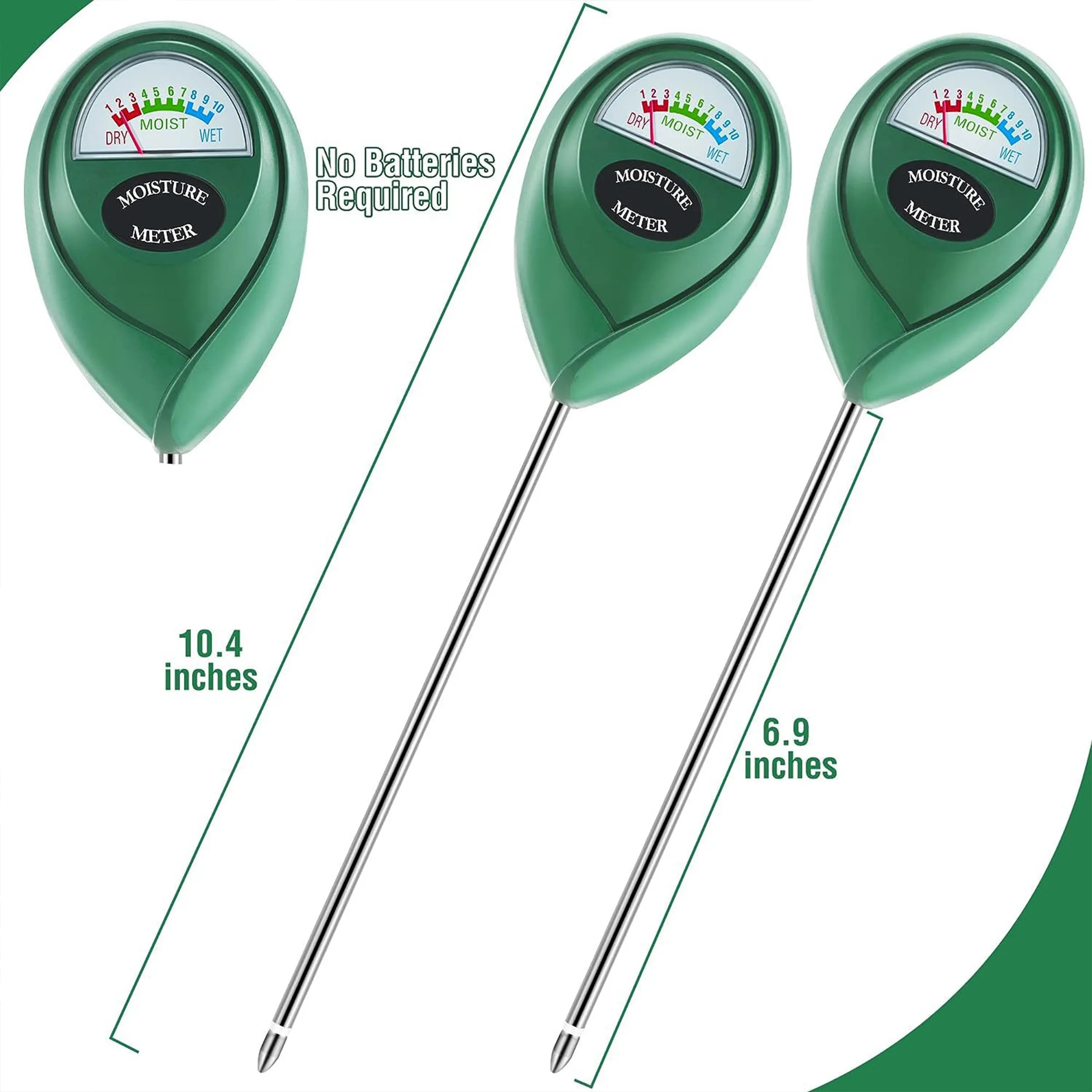 Abs Soil Hygrometers With Batteries 1