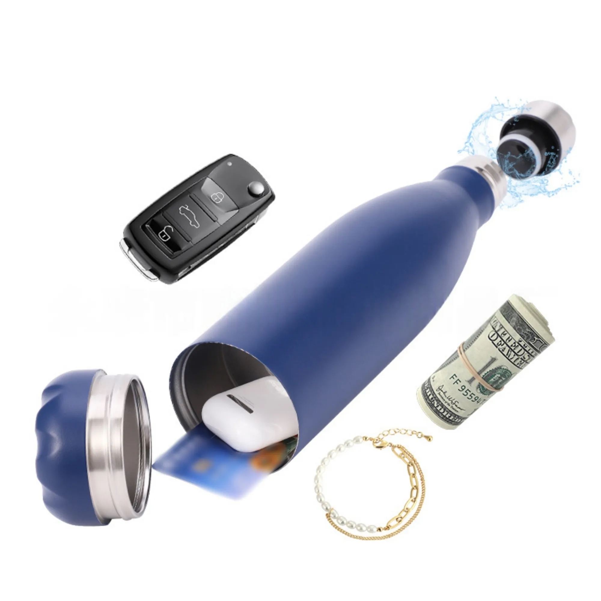 Detachable-Bottom Outdoor Storage Stainless Steel Thermos, custom water bottle with logo imprint 2