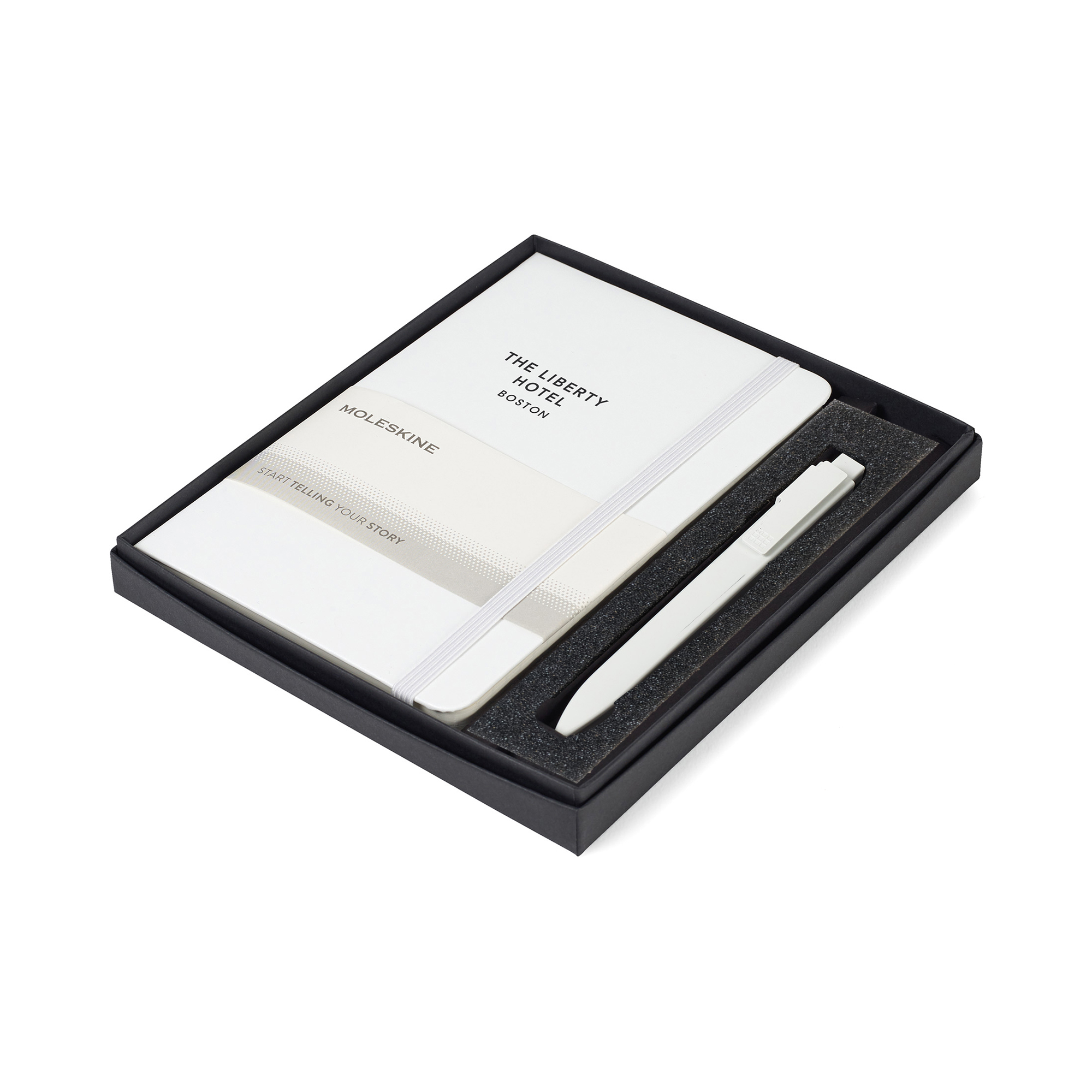 Moleskine® Medium Notebook and GO Pen Gift Set 14