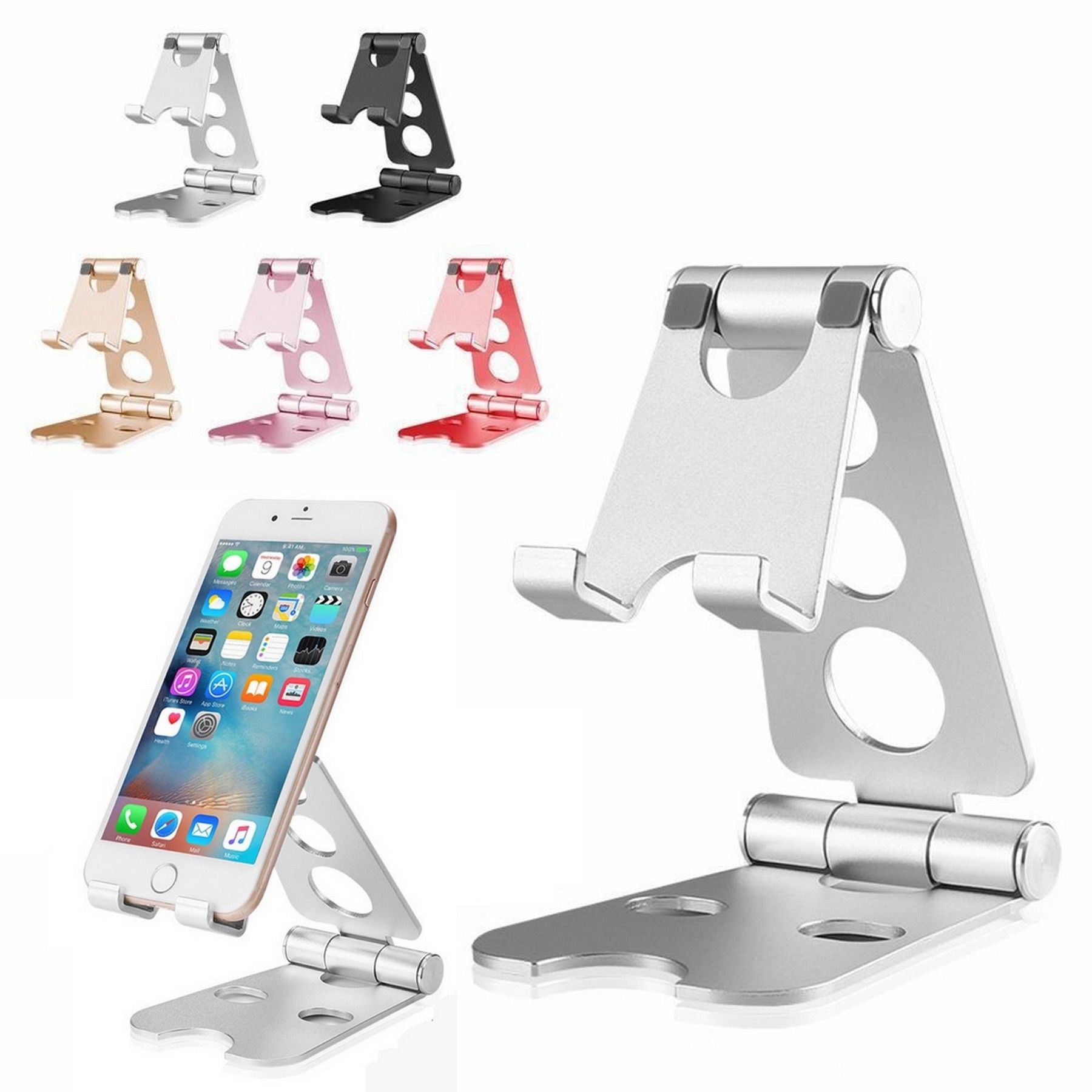 Adjustable Foldable Desktop Phone Holder 3