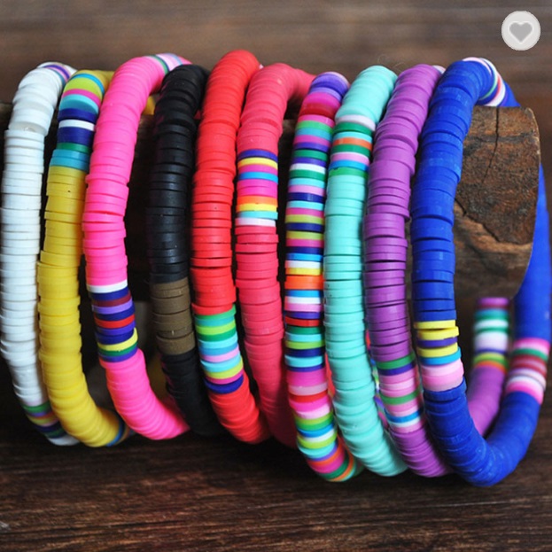 Beach Bohemia sweet 6mm soft clay bracelet 3