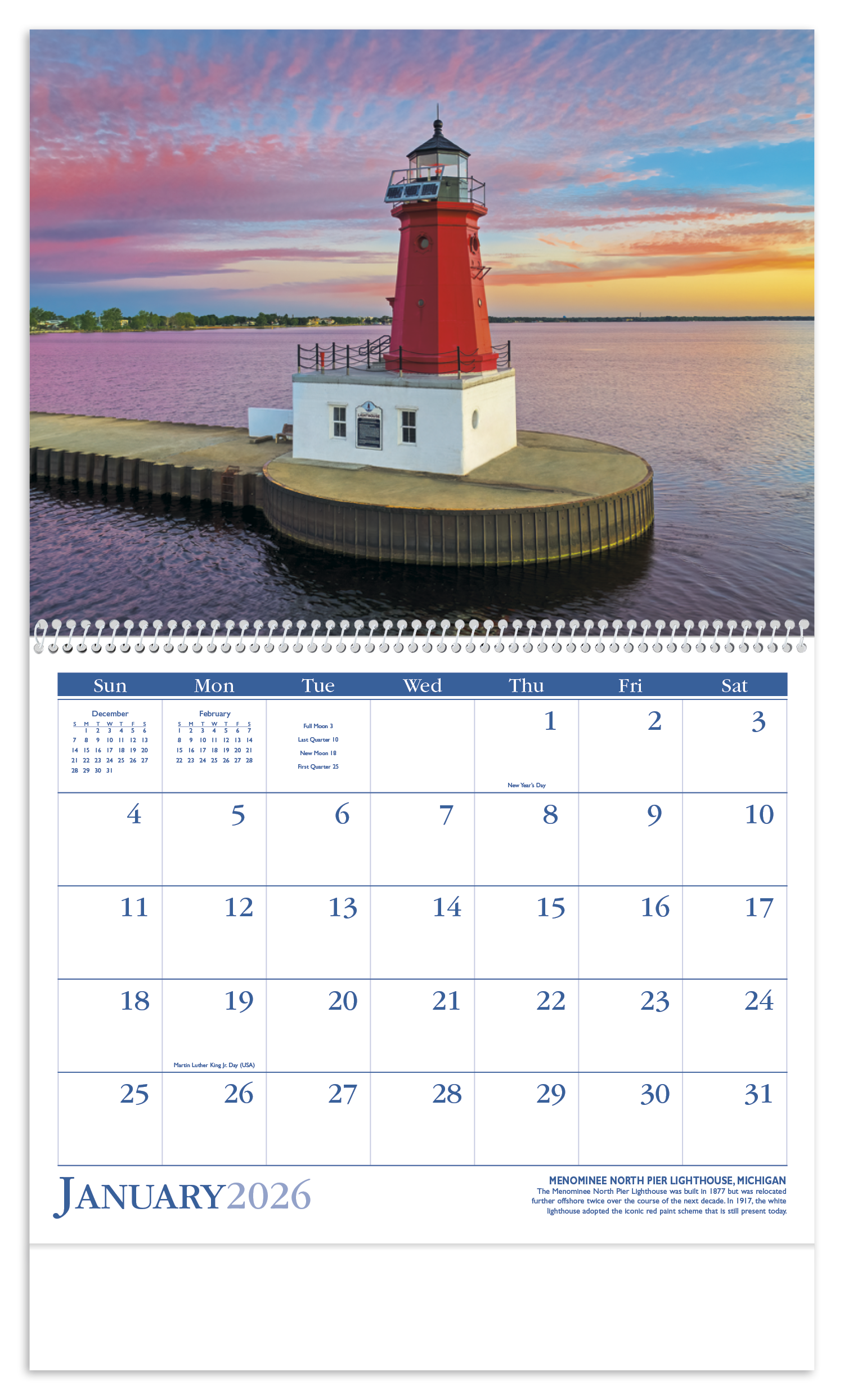 Triumph® Calendars Lighthouses Calendar 44