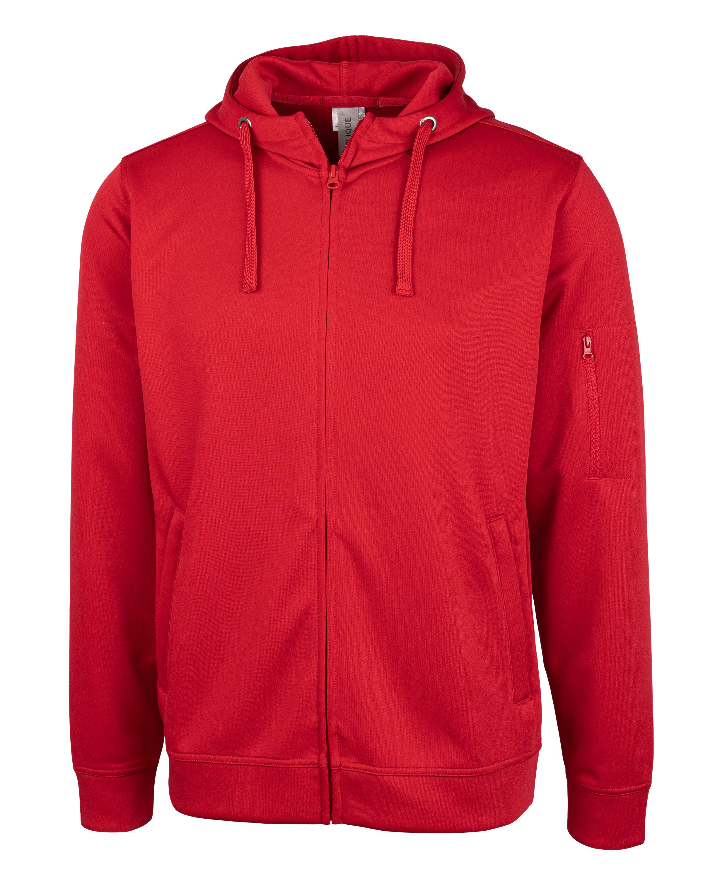 Clique Lift Solution-dyed Performance Unisex Full Zip Hooded Sweatshirt 32