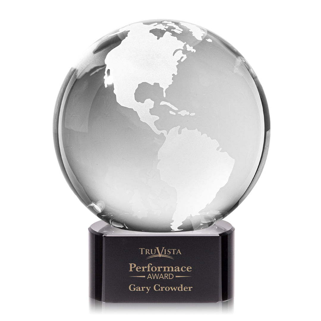 Globe Award on Paragon Base - Black 10