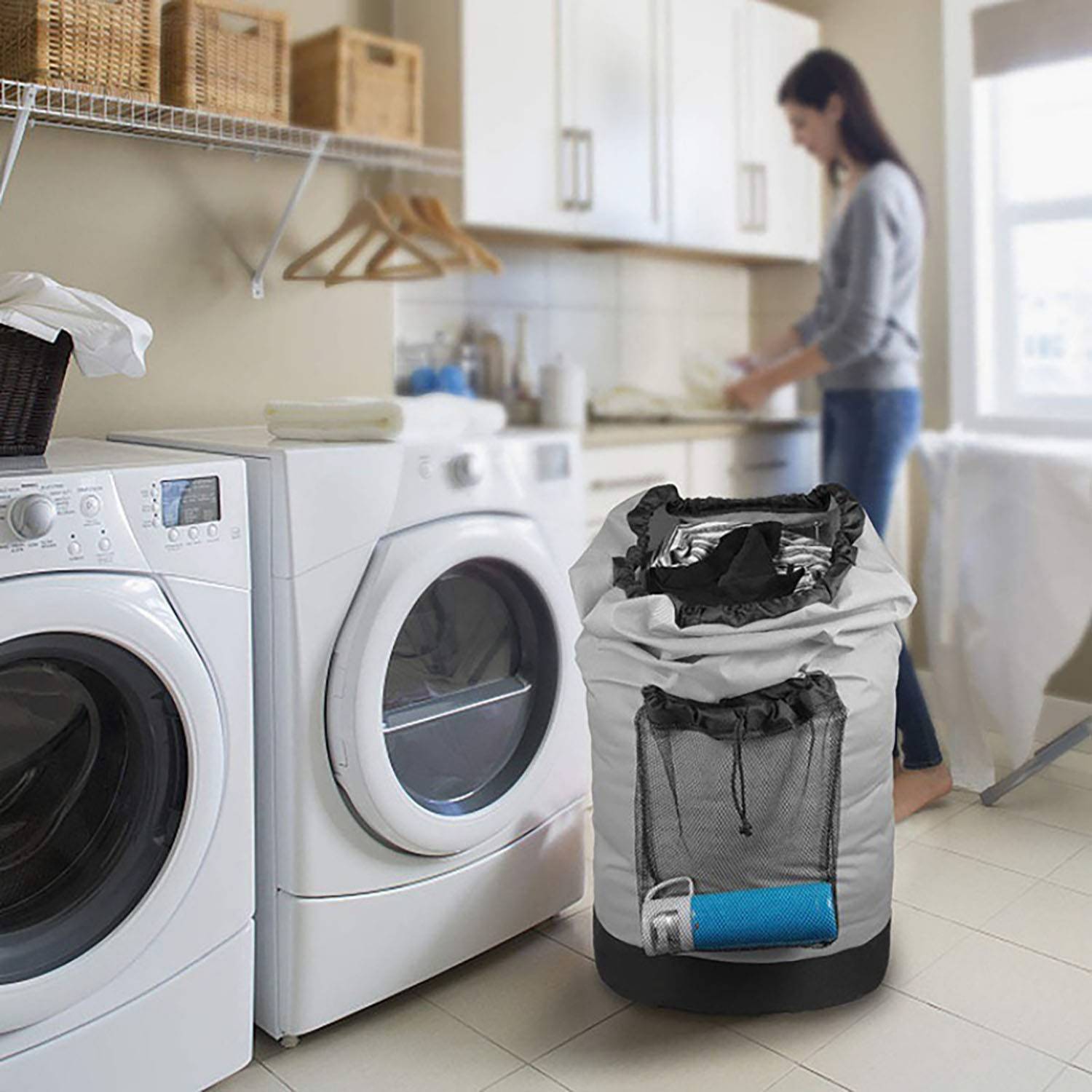 Travel Durable Laundry Backpack 8