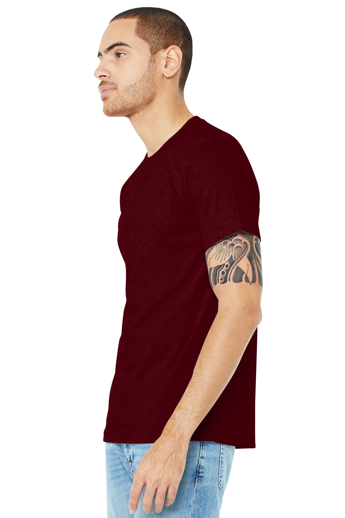 BELLA+CANVAS® Unisex Heather CVC Short Sleeve Tee 64