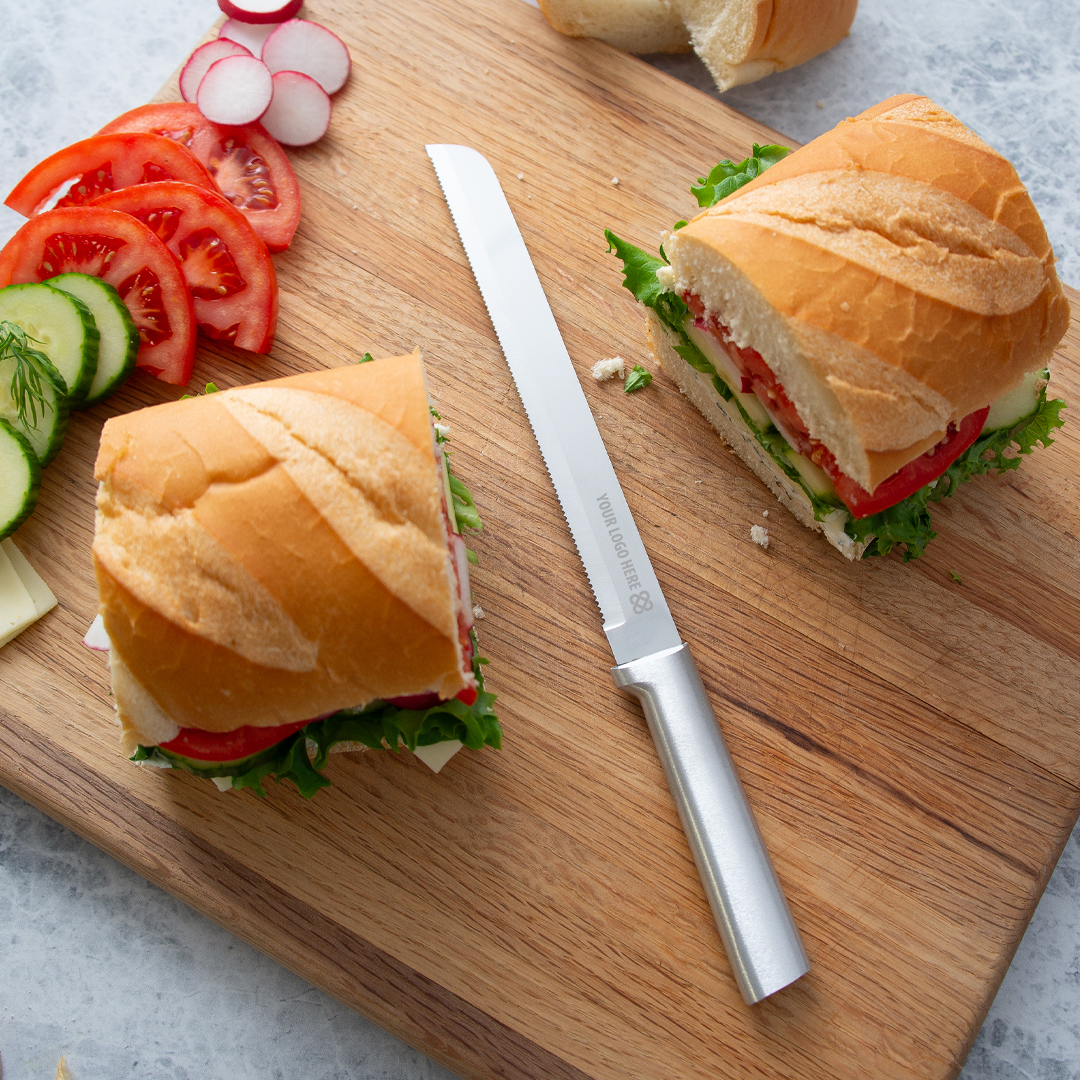 8" Bread Slicer w/Silver Handle 2