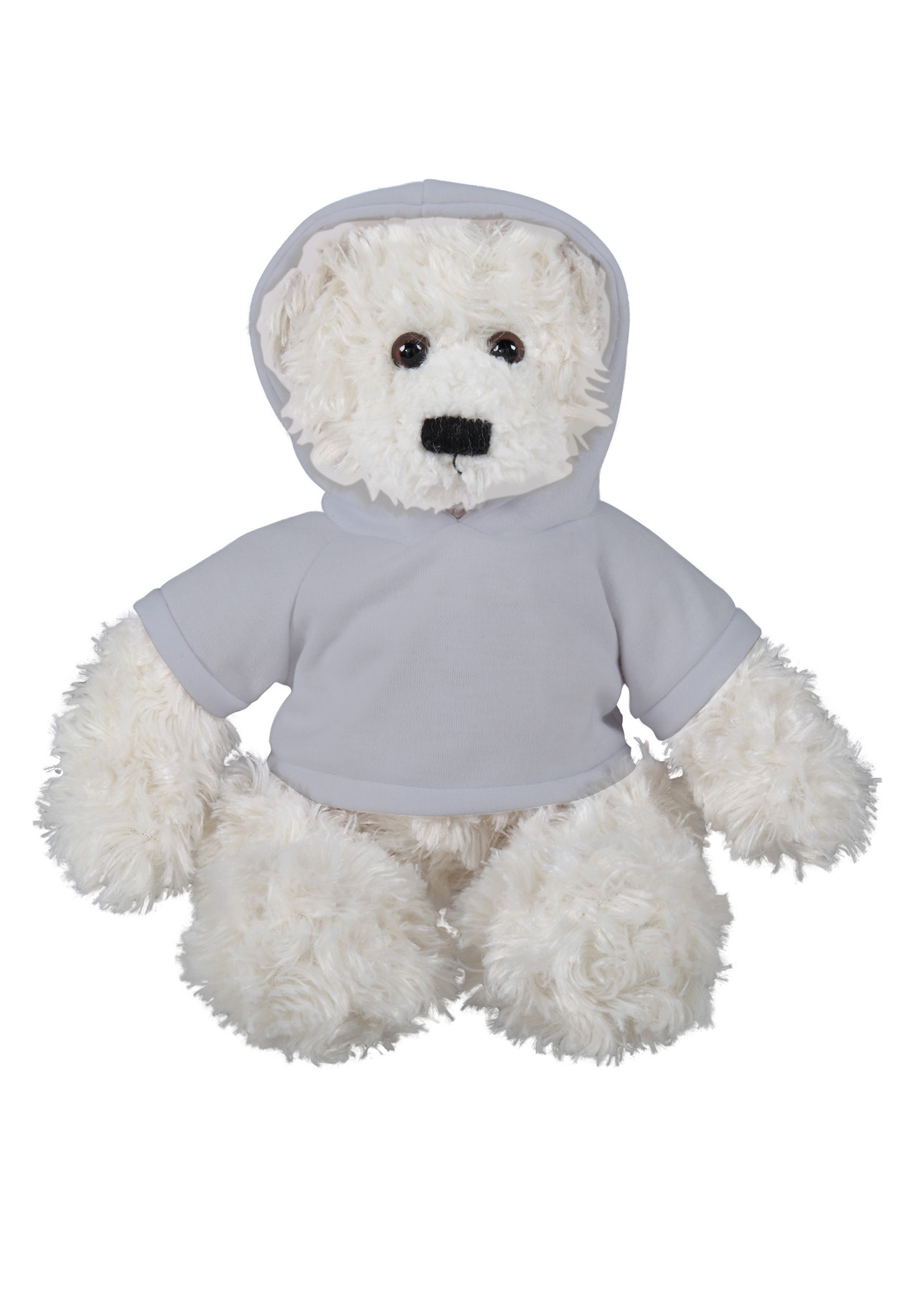 soft plush Cream Brandon Bear with hoodie 18