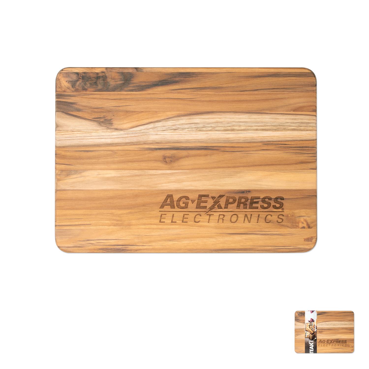 14" X 10" Teak Wood Cutting Board 3