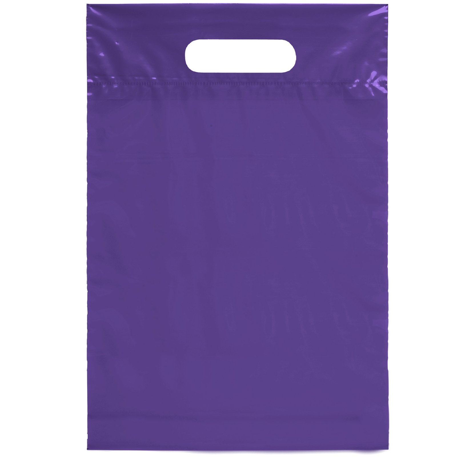 Die Cut Handle Bag - 9 1/2W x 14H - Flexo Ink Print 10