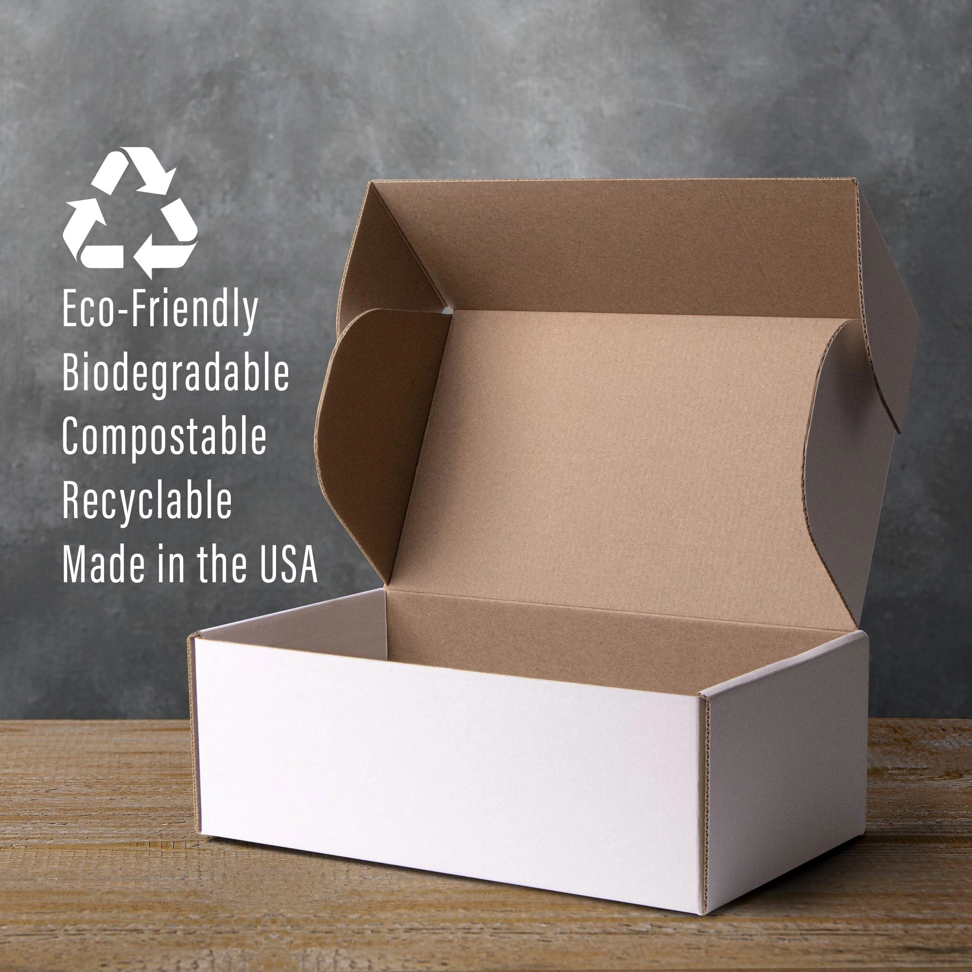 Screen Printed Corrugated Box Medium 11x6.5x4 For Mailers, 2